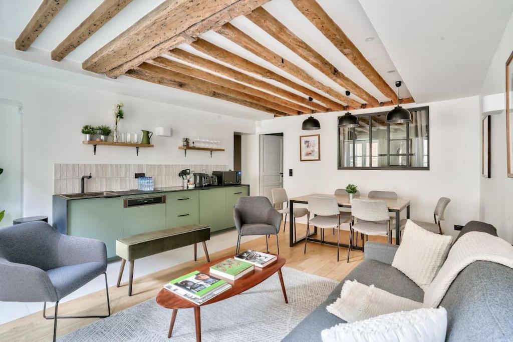 Magnifique Appartement Pour 6 - Montorgueil Paris Exterior foto